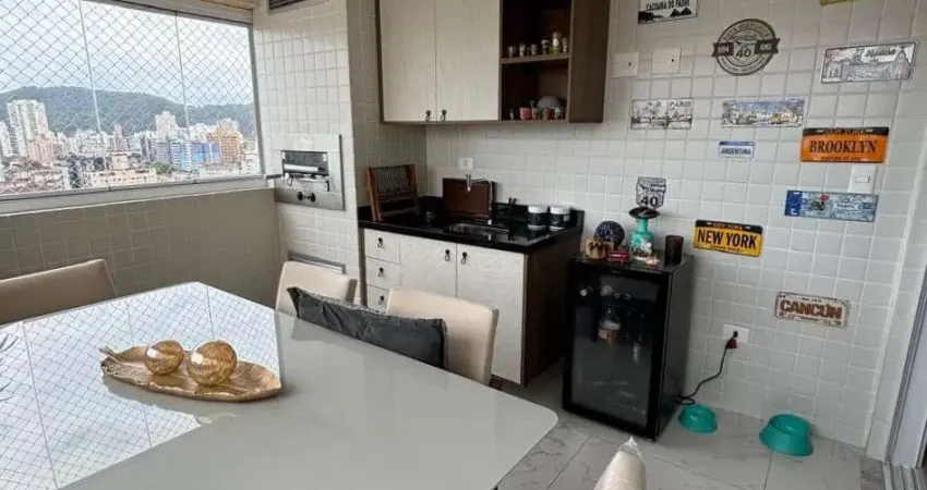 Apartamento à venda 3 quartos no Bairro Boqueirão - Santos/SP: 1 suíte, 1 sala, 3 banheiros, 2 vagas de garagem. Venha Conferir!