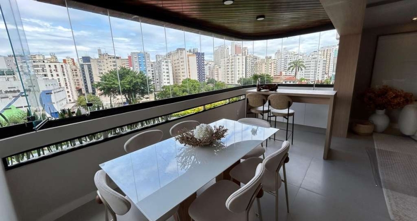 Espetacular Apartamento de Luxo no Boqueirão - Santos/SP: 4 Quartos, 4 Suítes, 3 Salas, Varanda Gourmet, 5 Banheiros, 2 Vagas, 240 m²!