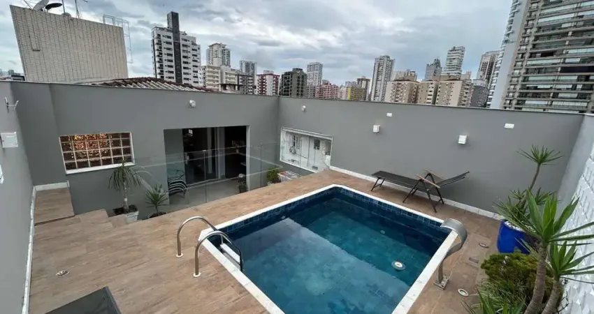 Venda de Cobertura Duplex de Luxo no Boqueirão, Santos-SP: 3 quartos, 2 suítes, piscina e churrasqueira - Imperdível!