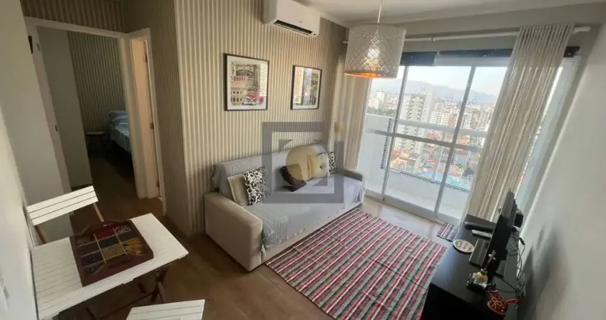 Apartamento à venda na Ponta da Praia, Santos-SP: 1 quarto, 1 sala, 1 banheiro, 1 vaga de garagem, 45m² - Vista panorâmica e lazer completo!