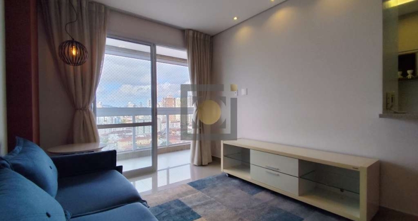 Apartamento à venda em Santos-SP, Marapé: 2 quartos, 1 suíte, 2 salas, 1 banheiro, 1 vaga, 86m². Venha conhecer!