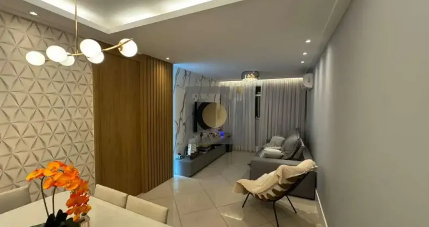 Apartamento de 2 quartos à venda em condomínio no Campo Grande, Santos-SP: 76m², 2 salas, 1 banheiro e garagem privativa!