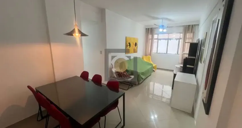 Apartamento 2 quartos no Gonzaga, 50 metros da praia - Santos-SP, com 98m².!