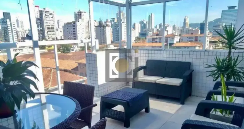 Cobertura com 3 quartos à venda na Rua Alexandre Herculano, 14, Boqueirão, Santos