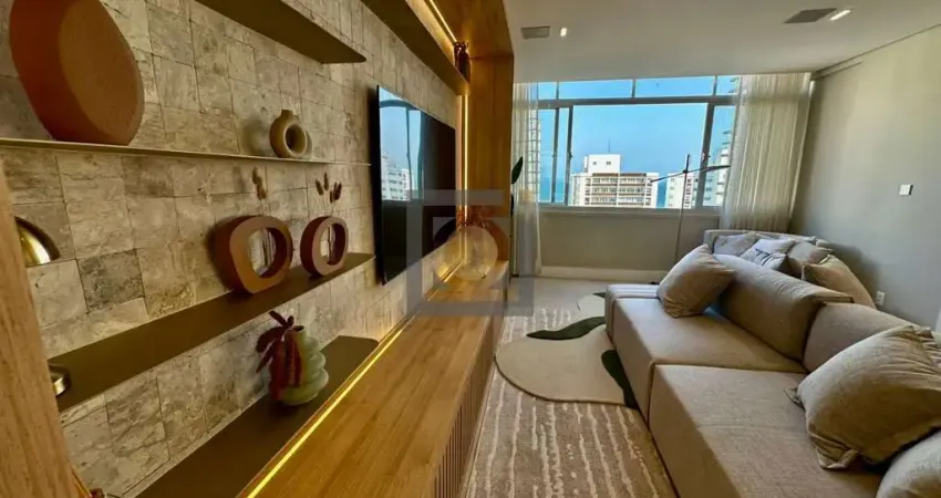 Apartamento de luxo com 2 suítes e 2 vagas de garagem no gonzaga, santos-sp: imperdível!