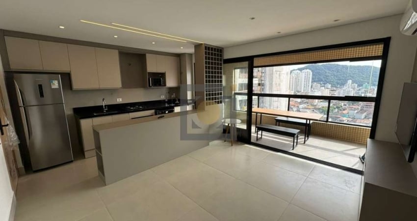 Condomínio à venda em Santos-SP, 2 quartos, 1 suite, 1 sala, 1 banheiro, 1 vaga, 75,00 m² no José Menino. Venha conferir!