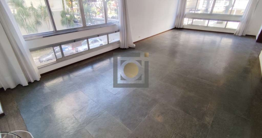 Apartamento de luxo à venda no Gonzaga, Santos-SP: 4 quartos, 1 suíte, 2 salas, 4 banheiros, 2 vagas de garagem, 292m².