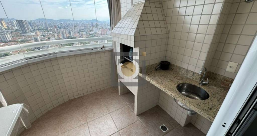 Apartamento à venda em Santos-SP, na Ponta da Praia: 2 quartos, 1 suíte, sala, 2 banheiros e 2 vagas de garagem!