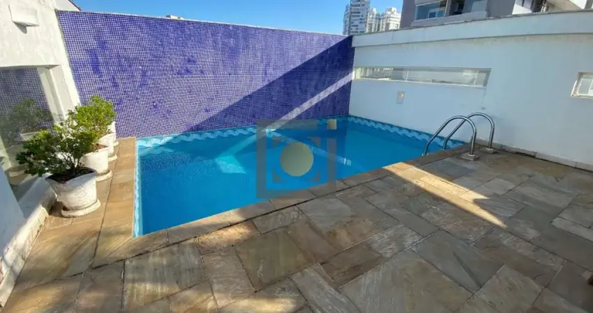 Cobertura à venda em Santos-SP, Gonzaga: 2 quartos, 1 suíte, 3 salas, 4 banheiros, 2 vagas, 192m² de área!