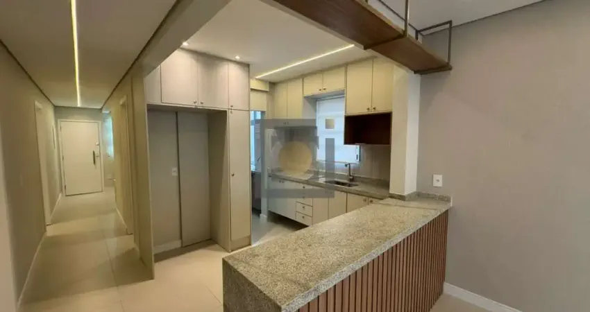Apartamento de luxo no coração de Santos-SP: 2 quartos, 2 suítes, 2 salas, 3 banheiros e vaga de garagem - 93m² no Boqueirão!