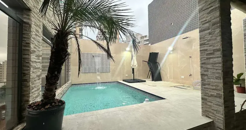 Cobertura frente ao Boqueirão, Santos – 240 m² com 3 dorms (1 suíte) e 2 vagas