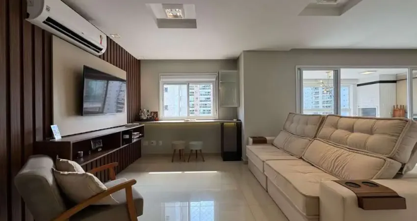 Apartamento 2 suítes com Varanda Gourmet | 2 vagas, frente, Ponta da Praia – Santos