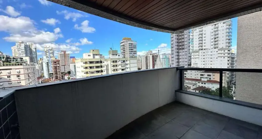 Apartamento à venda na Pompéia, Santos – 3 dorms, 2 suítes, 2 vagas, frente