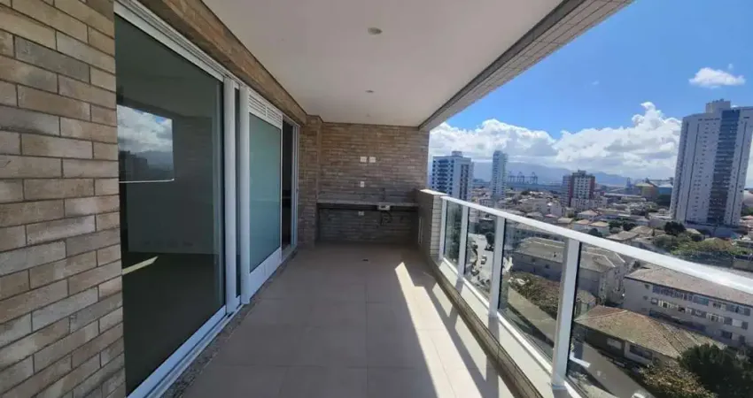 Apartamento de 2 quartos na Ponta da Praia, Santos-SP, com 1 suíte, 2 banheiros e 90m² de área - Imperdível!