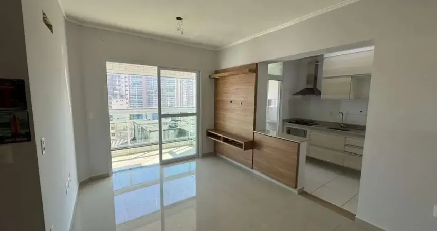Apartamento 1 quarto com suíte, varanda gourmet e vista mar em Boqueirão, Santos – Financiamento Aceito
