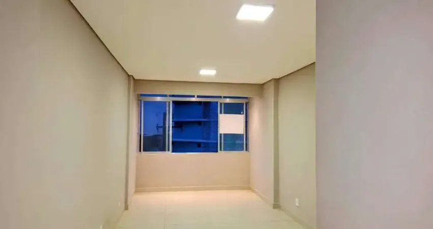 Apartamento à venda no Gonzaga, Santos: 2 quartos, suíte, frente, 1 vaga, financiamento