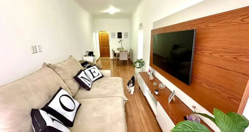 Apartamento 2 Dormitórios (1 suíte) em Santos, Vila Mathias – 89m² 1 vaga