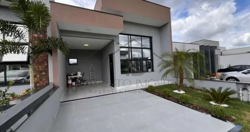Casa de alto padrão em condomínio Jardim Toscana, Indaiatuba-SP: 3 quartos, 3 suítes, 2 salas, 4 banheiros, 2 vagas, 112m². Venha conferir!