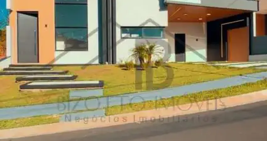 Casa de alto padrão em condomínio Park Gran Reserve, Indaiatuba-SP: 3 quartos 2 suítes, 1 sala, 3 banheiros, 3 vagas, 173m².