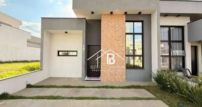 Vende-se casa no condominio jardim toscana na cidade de indaiatuba , casa com 3 dormitorios sendo 2 suites - porteira fechada.
