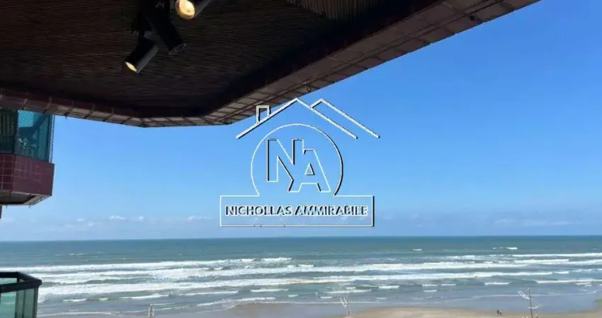 Excelente apartamento de 2 dormitórios e com vista mar, localizado na Vila Caiçara