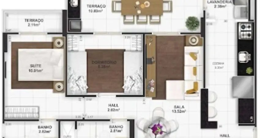 Apartamento com 2 quartos à venda na Rua Tupi, 151, Tupi, Praia Grande