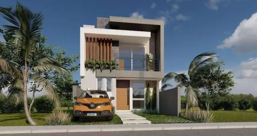 Casa com 3 dormitórios com suíte à venda, 125 m² - primavera - gravataí/rs