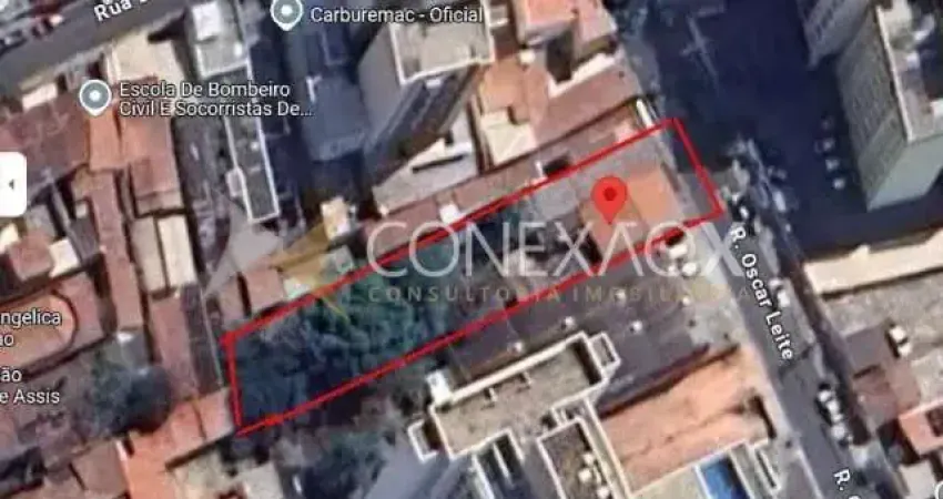 Terreno comercial à venda na Rua Oscar Leite, 144, Ponte Preta, Campinas