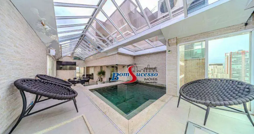 Cobertura à venda, 406 m² por r$ 10.570.000,00 - jardim anália franco - são paulo/sp