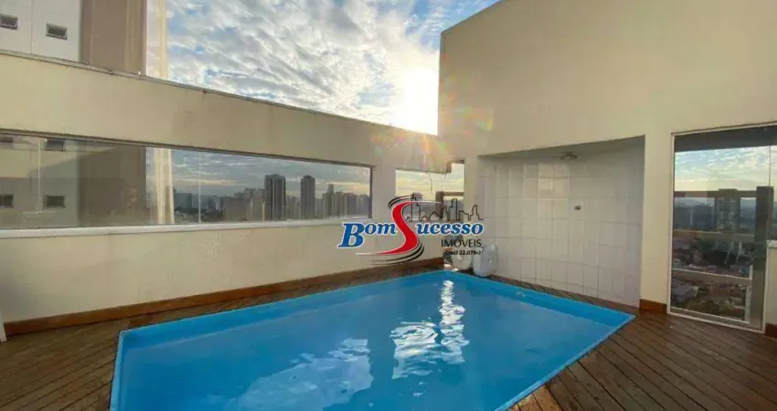 Cobertura com 3 dormitórios à venda, 164 m² por r$ 1.599.000,00 - tatuapé - são paulo/sp