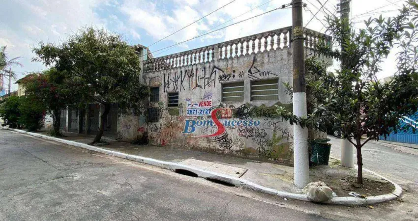 Terreno à venda, 212 m² por r$ 850.000,00 - vila formosa - são paulo/sp