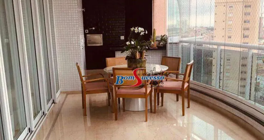 Apartamento com 4 dormitórios à venda, 265 m² por r$ 3.500.000,00 - jardim anália franco - são paulo/sp