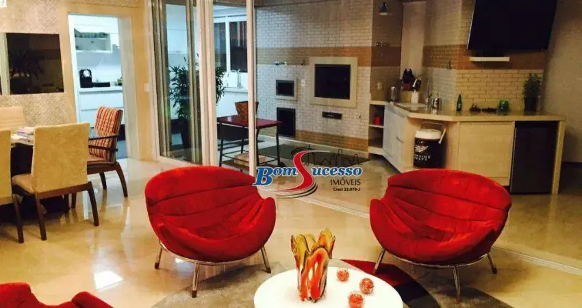 Apartamento com 4 dormitórios à venda, 297 m² por r$ 5.299.000,00 - jardim anália franco - são paulo/sp