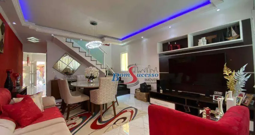 Sobrado com 3 dormitórios à venda, 170 m² por r$ 897.000,00 - vila ema - são paulo/sp