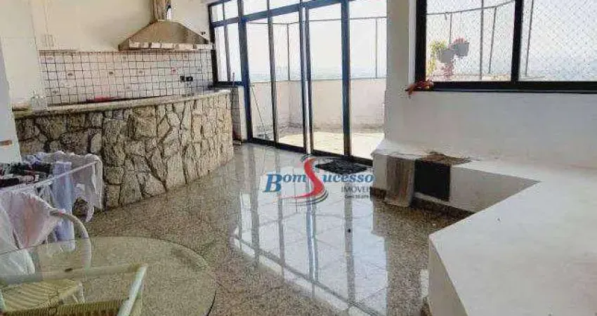 Cobertura com 3 dormitórios à venda, 280 m² por r$ 1.550.000,00 - vila jacuí - são paulo/sp