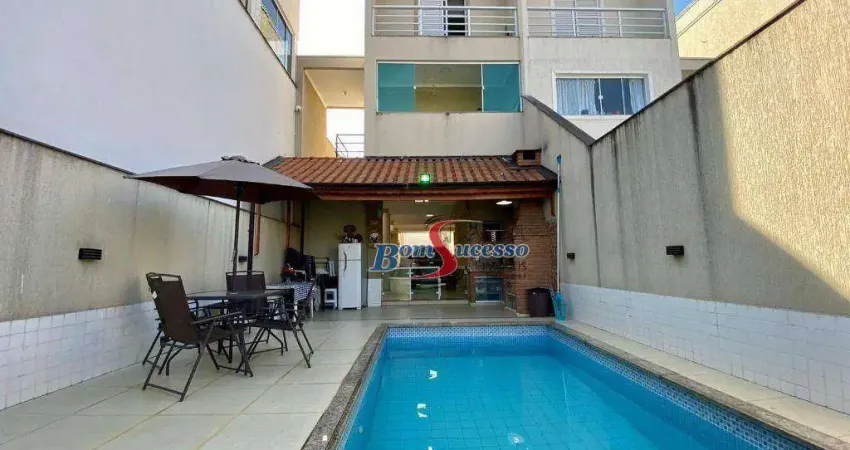 Sobrado com 3 dormitórios à venda, 179 m² por r$ 1.479.000,00 - jardim vila galvão - guarulhos/sp
