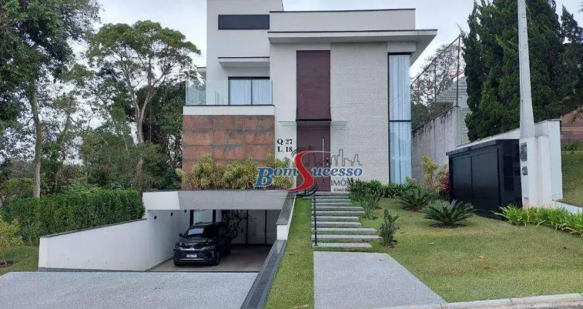 Sobrado com 3 dormitórios à venda, 380 m² por r$ 3.100.000,00 - parque dos lagos - mogi das cruzes/sp
