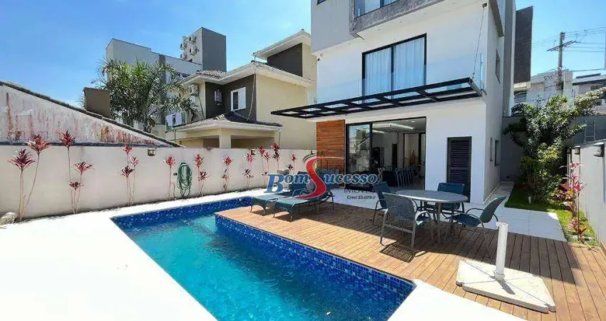 Sobrado com 3 dormitórios à venda, 280 m² por r$ 2.600.000,00 - cidade parquelandia - mogi das cruzes/sp