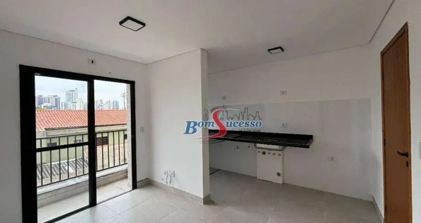 Apartamento com 2 dormitórios à venda, 39 m² por r$ 434.500,00 - vila regente feijó - são paulo/sp