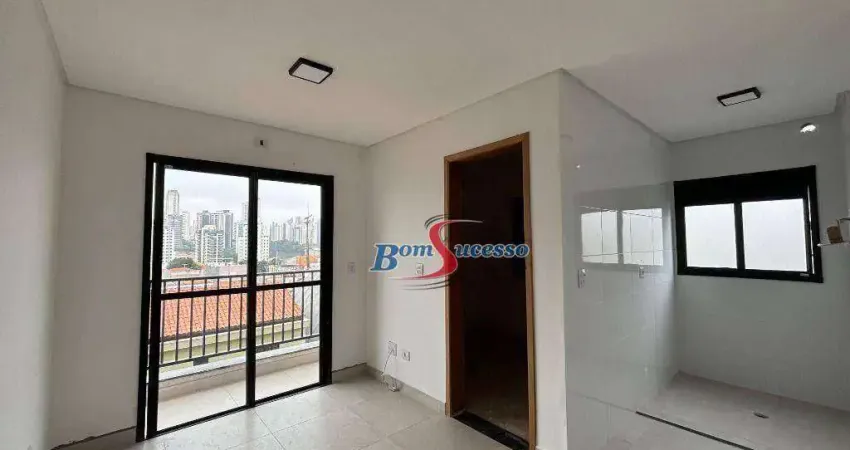 Apartamento com 2 dormitórios à venda, 36 m² por r$ 400.500,00 - vila regente feijó - são paulo/sp