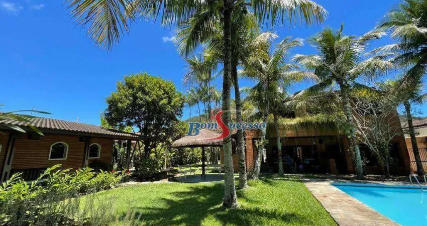 Sobrado com 5 dormitórios à venda, 420 m² por r$ 1.700.000,00 - jardim guaiuba - guarujá/sp