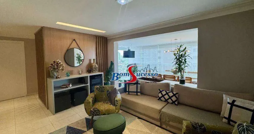 Apartamento com 3 dormitórios à venda, 137 m² por r$ 1.850.000,00 - água rasa - são paulo/sp
