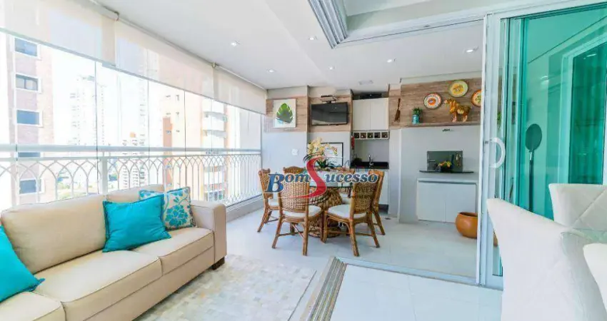 Apartamento com 3 dormitórios à venda, 176 m² por r$ 2.750.000,00 - jardim anália franco - são paulo/sp