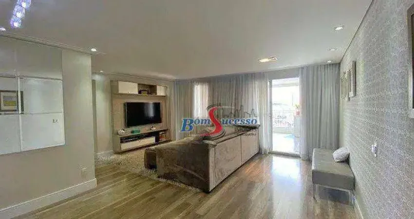 Apartamento com 3 dormitórios à venda, 124 m² por r$ 1.485.000,00 - jardim anália franco - são paulo/sp