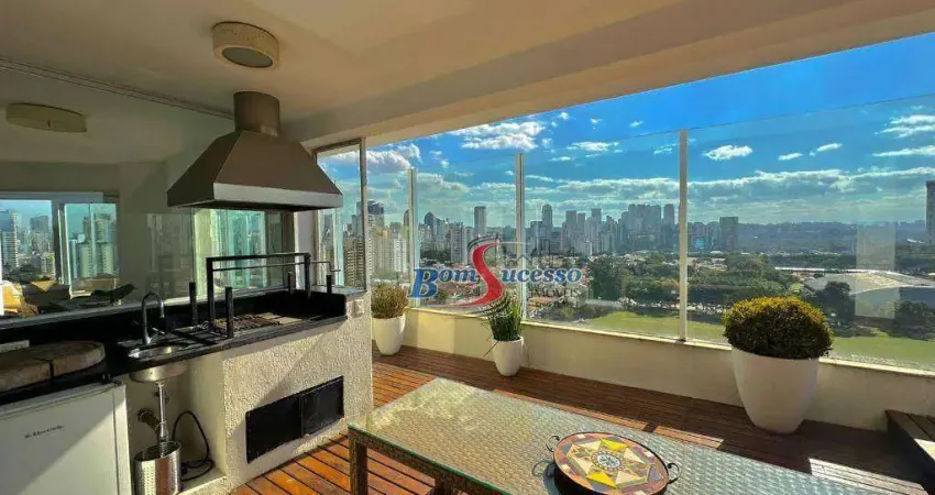 Cobertura com 4 dormitórios para alugar, 420 m² por r$ 52.109,16/mês - brooklin - são paulo/sp