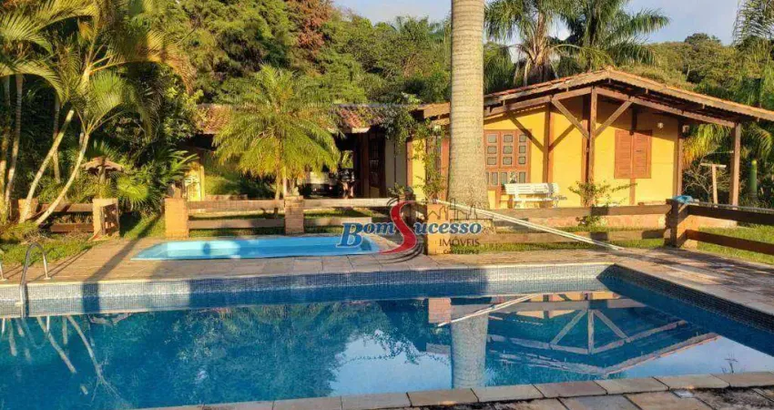 Chácara com 3 dormitórios, 2576 m² - venda por r$ 3.000.000,00 ou aluguel por r$ 15.964,04/mês - alpes d'ouro - bom jesus dos perdões/sp