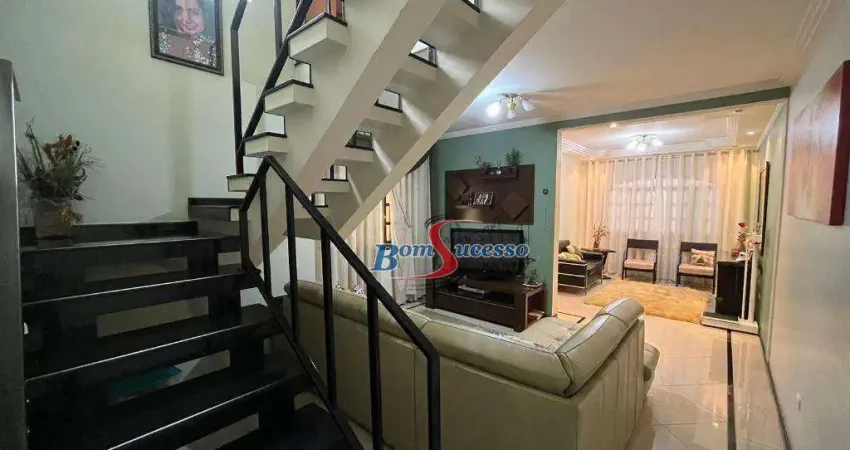 Sobrado com 4 dormitórios à venda, 368 m² por r$ 999.000,00 - parque são lucas - são paulo/sp