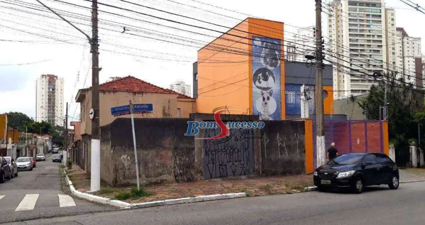 Terreno à venda, 215 m² por r$ 1.800.000,00 - tatuapé - são paulo/sp