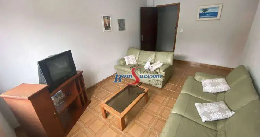 Apartamento com 1 dormitório à venda, 77 m² por r$ 255.000,00 - canto do forte - praia grande/sp