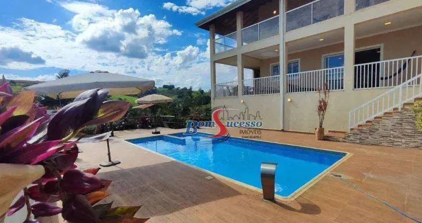 Sobrado com 6 dormitórios à venda, 500 m² por r$ 2.990.000,00 - parque rio abaixo - atibaia/sp